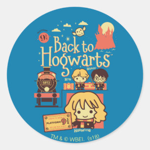 HARRY POTTER™   TERUG NAAR HOGWARTS™ RONDE STICKER