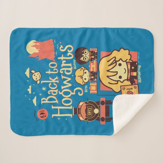 HARRY POTTER™ | TERUG NAAR HOGWARTS™ SHERPA DEKEN (Voorkant (horizontaal))