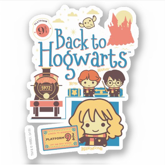 HARRY POTTER™ | TERUG NAAR HOGWARTS™ STICKER (Voorkant)