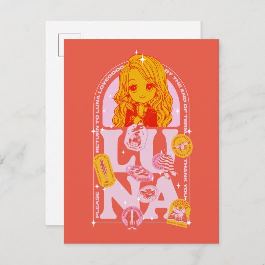 HARRY POTTER™ | Terug naar Luna Lovegood Briefkaart (Voorkant / Achterkant)