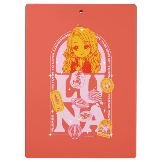 HARRY POTTER™ | Terug naar Luna Lovegood Klembord (Achterkant)