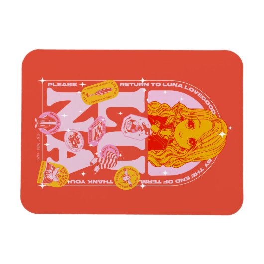 HARRY POTTER™ | Terug naar Luna Lovegood Magneet (Horizontaal)