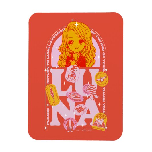 HARRY POTTER™ | Terug naar Luna Lovegood Magneet (Verticaal)