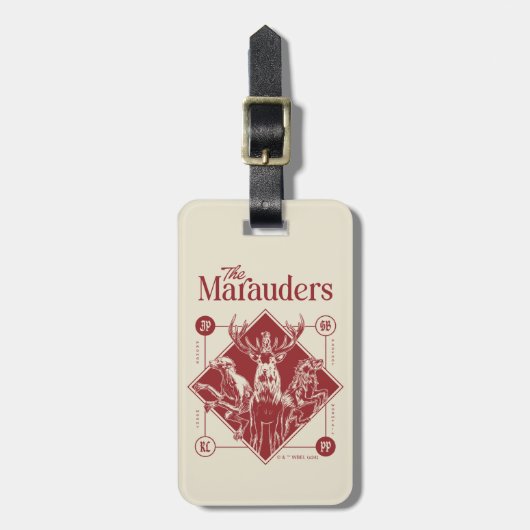 HARRY POTTER™ The Marauders Animagus Graphic Bagagelabel (Voorkant verticaal)