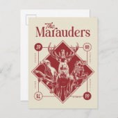HARRY POTTER™ The Marauders Animagus Graphic Briefkaart (Voorkant / Achterkant)