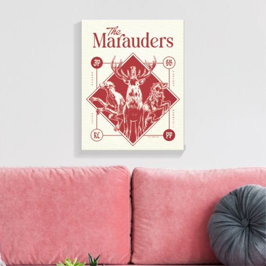 HARRY POTTER™ The Marauders Animagus Graphic Canvas Afdruk (Insitu (Woonkamer))