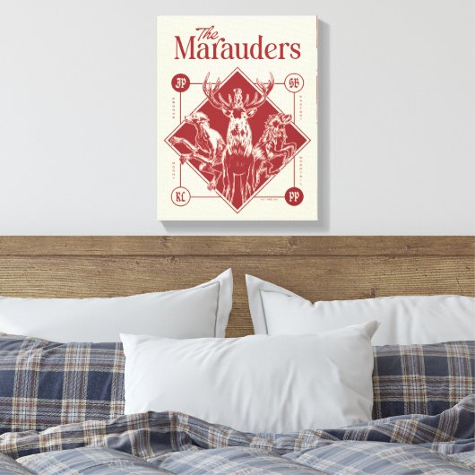 HARRY POTTER™ The Marauders Animagus Graphic Canvas Afdruk (Insitu (Slaapkamer))