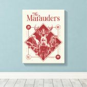 HARRY POTTER™ The Marauders Animagus Graphic Canvas Afdruk (Insitu (Houten vloer))