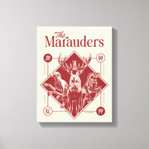 HARRY POTTER™ The Marauders Animagus Graphic Canvas Afdruk