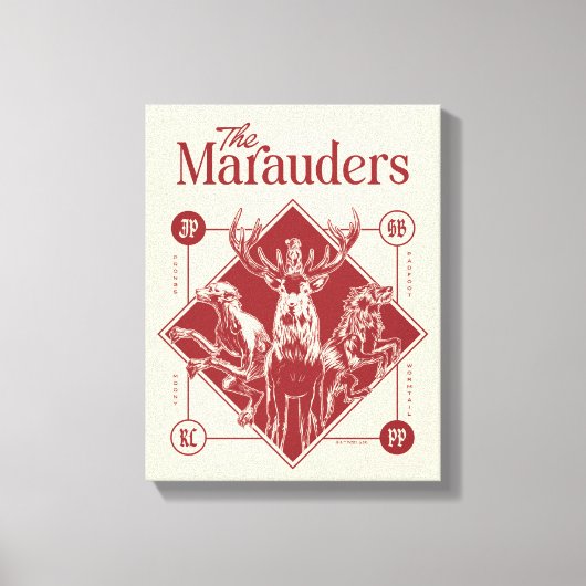 HARRY POTTER™ The Marauders Animagus Graphic Canvas Afdruk (Voorkant)