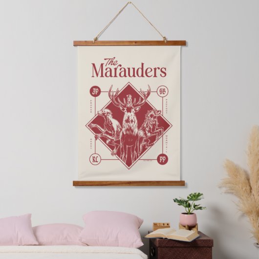 HARRY POTTER™ The Marauders Animagus Graphic Hangend Wandkleed (Slaapkamer)