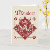 HARRY POTTER™ The Marauders Animagus Graphic Kaart (Gele Bloem)