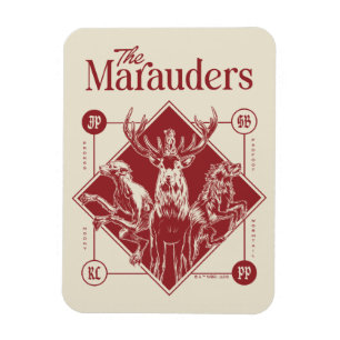 HARRY POTTER™ The Marauders Animagus Graphic Magneet