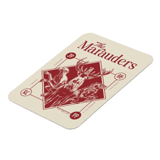 HARRY POTTER™ The Marauders Animagus Graphic Magneet (Linkerzijde)