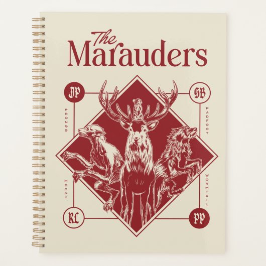 HARRY POTTER™ The Marauders Animagus Graphic Planner (Voorkant)