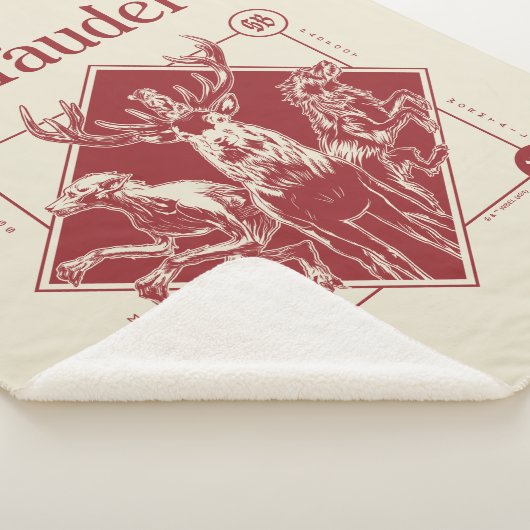 HARRY POTTER™ The Marauders Animagus Graphic Sherpa Deken (3/4)