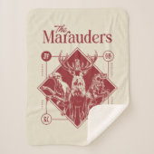HARRY POTTER™ The Marauders Animagus Graphic Sherpa Deken (Voorkant)