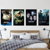 HARRY POTTER™ Theatrale Posters 1-4 Muurkunst Sets (Slaapkamer)