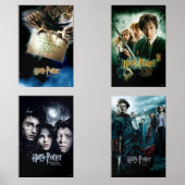 HARRY POTTER™ Theatrale Posters 1-4 Muurkunst Sets (Voorkant)