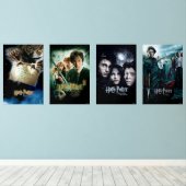 HARRY POTTER™ Theatrale Posters 1-4 Muurkunst Sets (Houten vloer)