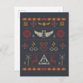 HARRY POTTER™ Themapatroon voor Kruissteek Feestdagenkaart (Voorkant / Achterkant)