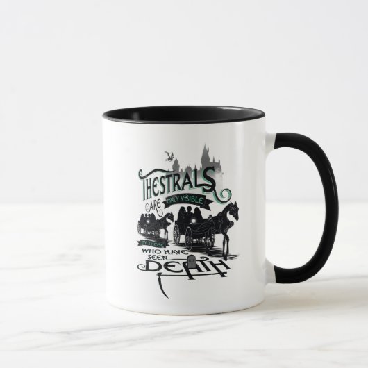 Harry Potter | Thestrals Typografie Grafiek Mok (Rechts)