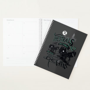 Harry Potter Thestrals Typografie Grafisch Planner