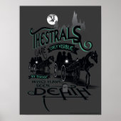 Harry Potter | Thestrals Typografie Grafisch Poster (Voorkant)