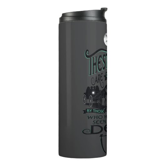 Harry Potter | Thestrals Typografie Grafisch Thermosbeker (Gedraaid links)