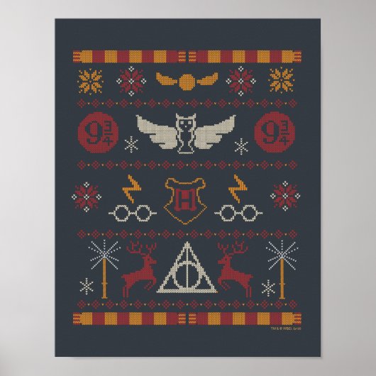 HARRY POTTER™ Thleed Cross-Stitch Pattern Poster (Voorkant)
