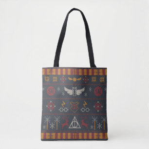 HARRY POTTER™ Thleed Cross-Stitch Pattern Tote Bag