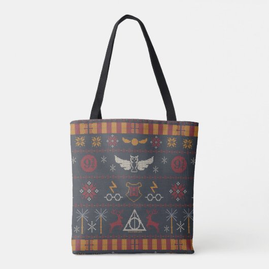 HARRY POTTER™ Thleed Cross-Stitch Pattern Tote Bag (Achterkant)