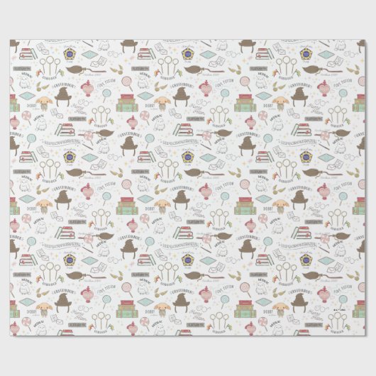 HARRY POTTER™ Tiny Magic Pattern Cadeaupapier (Vlak)