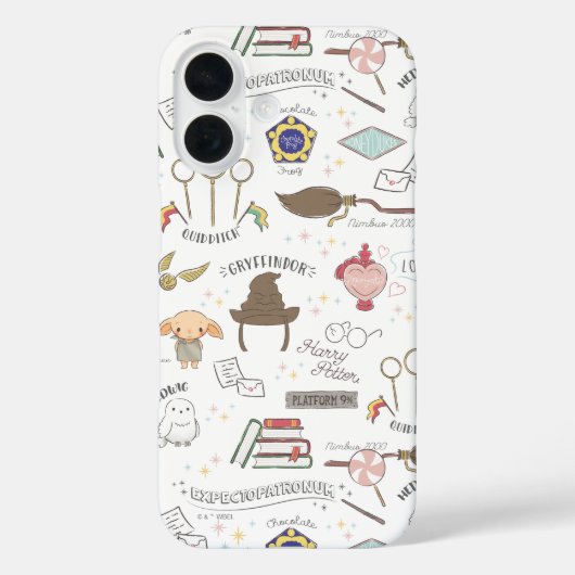 HARRY POTTER™ Tiny Magic Pattern Case-Mate iPhone Case (Achterkant)