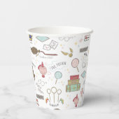 HARRY POTTER™ Tiny Magic Pattern Papieren Bekers (Achterkant)