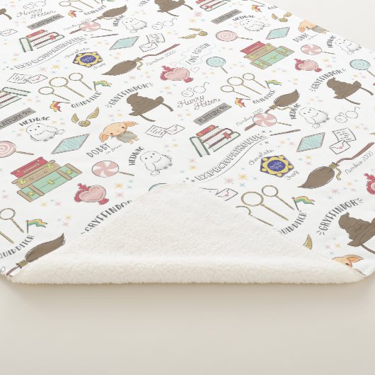 HARRY POTTER™ Tiny Magic Pattern Sherpa Deken (3/4)