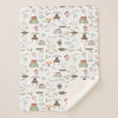 HARRY POTTER™ Tiny Magic Pattern Sherpa Deken (Voorkant)