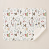 HARRY POTTER™ Tiny Magic Pattern Sherpa Deken (Voorkant (horizontaal))