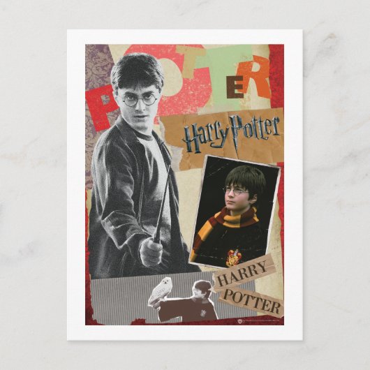 Harry Potter Toen en Nu Briefkaart (Voorkant)
