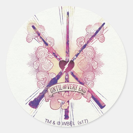 Harry Potter | Tot het allerlaatst Ronde Sticker (Voorkant)