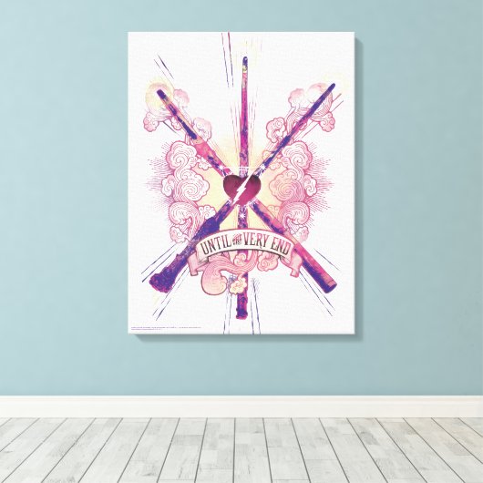 Harry Potter | Tot het einde Canvas Afdruk (Insitu (Houten vloer))