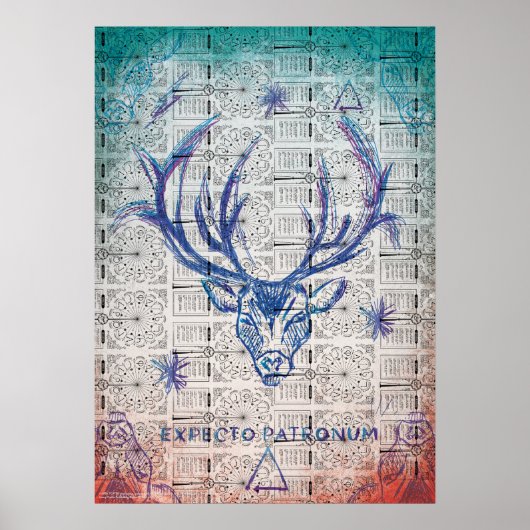 Harry Potter Tover | EXPECTO PATRONUM™Herten Schet Poster (Voorkant)