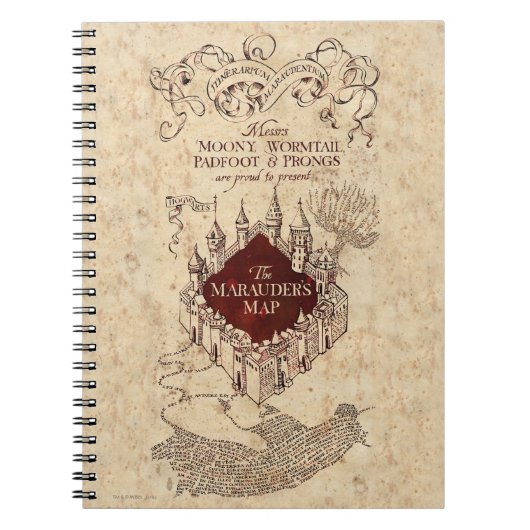 Harry Potter Tover | Marauderskaart Notitieboek (Voorkant)