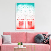 Harry Potter Tover | Toverstaf Instructiekaart Canvas Afdruk (Insitu (Woonkamer))