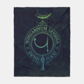 Harry Potter Tover | Wingardium Leviosa Grafisch Fleece Deken (Voorkant)