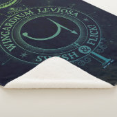 Harry Potter Tover | Wingardium Leviosa Grafisch Sherpa Deken (3/4)