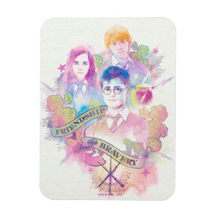 Harry Potter Toverformule   Harry, Hermione, & Ron Magneet