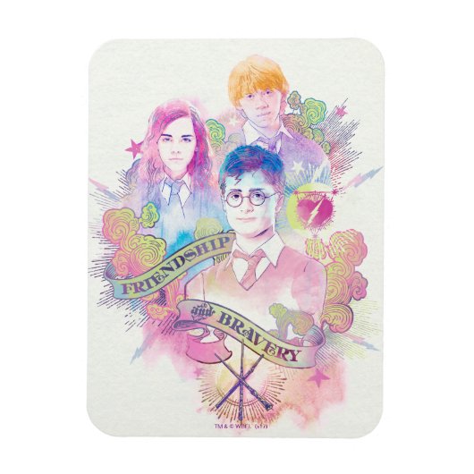 Harry Potter Toverformule | Harry, Hermione, & Ron Magneet (Verticaal)