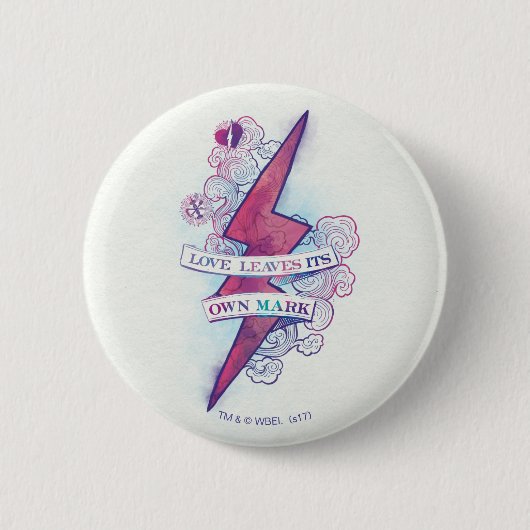Harry Potter Toverformule | Liefde Laat Zijn Eigen Ronde Button 5,7 Cm (Voorkant)
