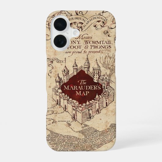 Harry Potter Toverformule | Sluipwegwijzer iPhone 16 Hoesje (Achterkant)